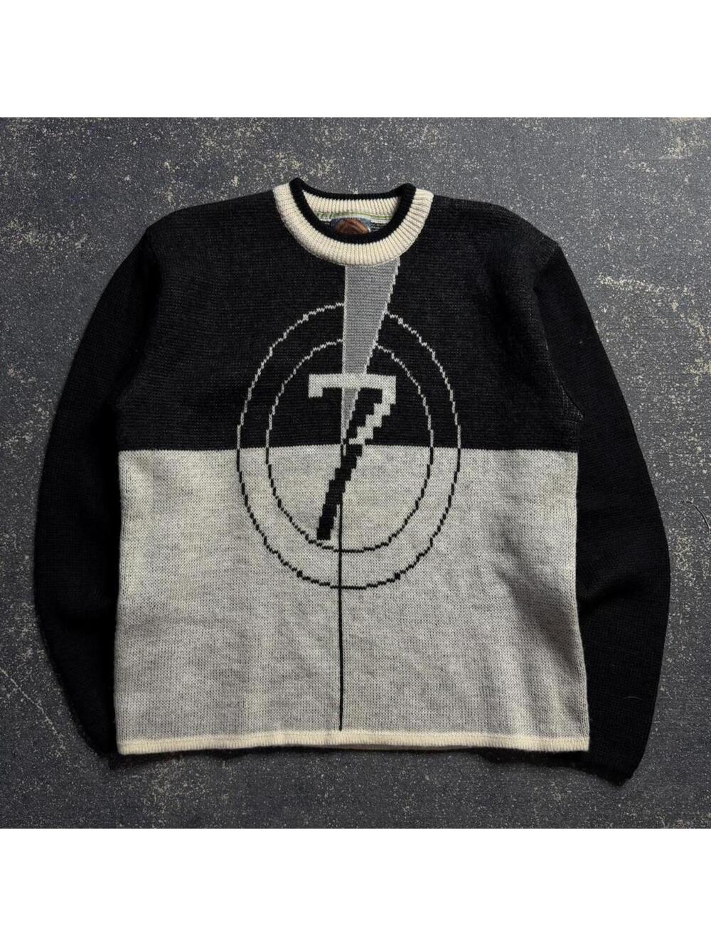 Vintage 80’s Front Homme Tech wool sweater